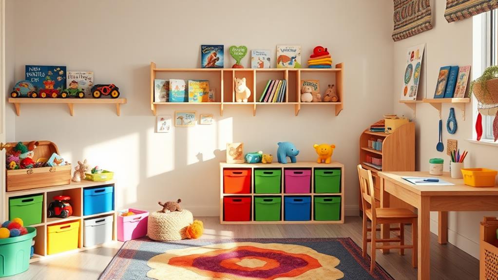 efficient kids room organization