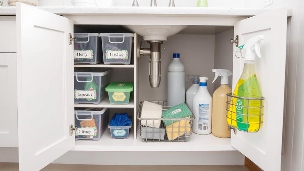 effective under sink organization strategies